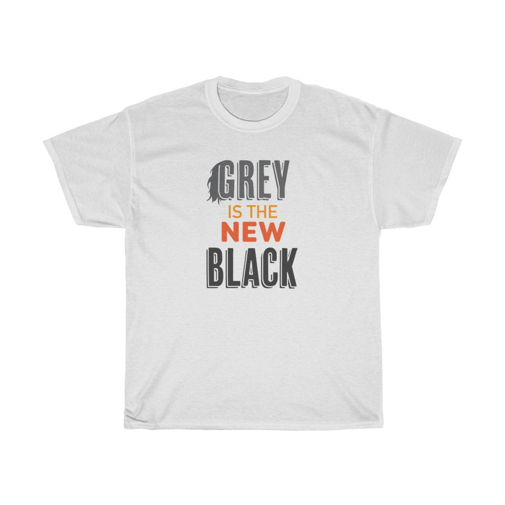 "Grey is The New Black" 100% Cotton T-Shirt