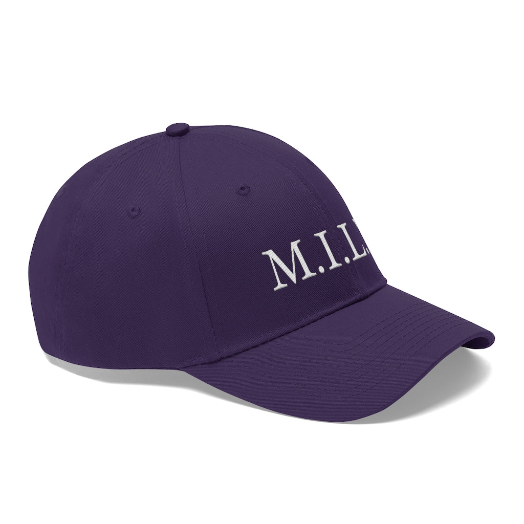 Women's 100% Cotton Embroidery "M.I.L.F." Twill Hat