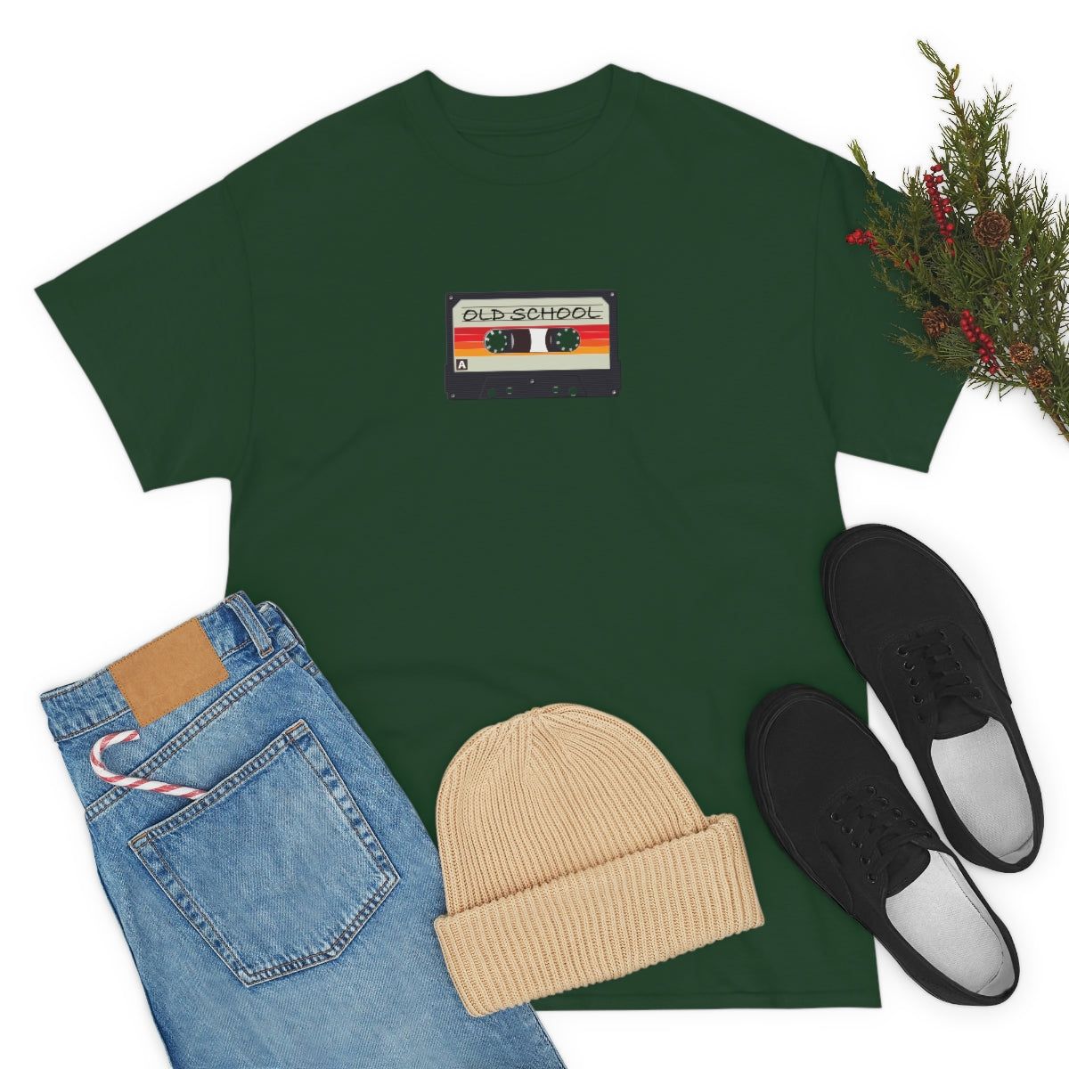 "Old School" 100% Cotton T-Shirt (Unisex)