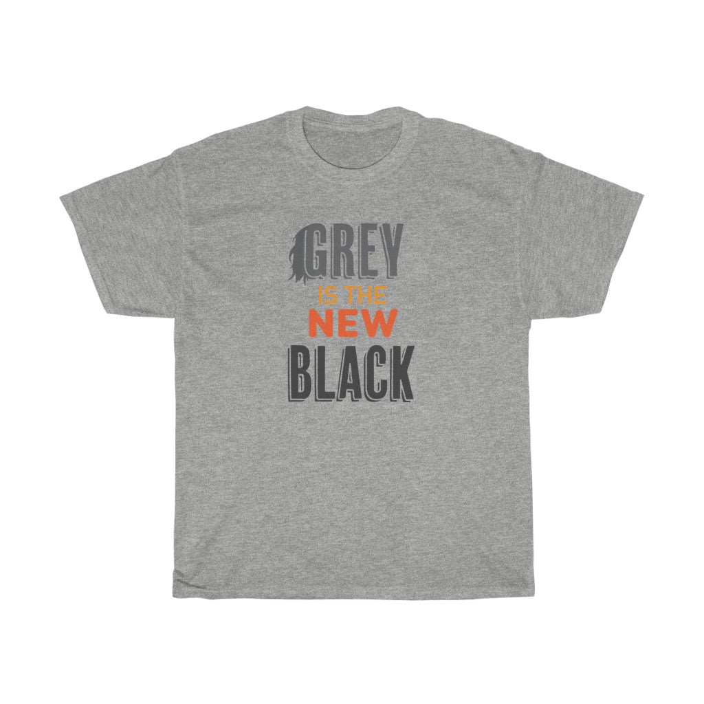 "Grey is The New Black" 100% Cotton T-Shirt