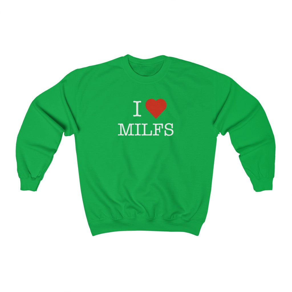 "I Love MILFS" Heavy Blend™ Men's Crewneck Sweatshirt