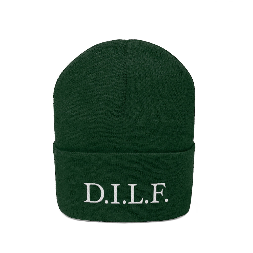 Men's "D.I.L.F." Knit Beanie