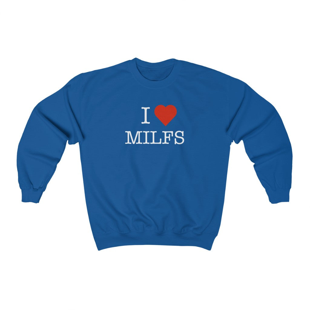 "I Love MILFS" Heavy Blend™ Men's Crewneck Sweatshirt