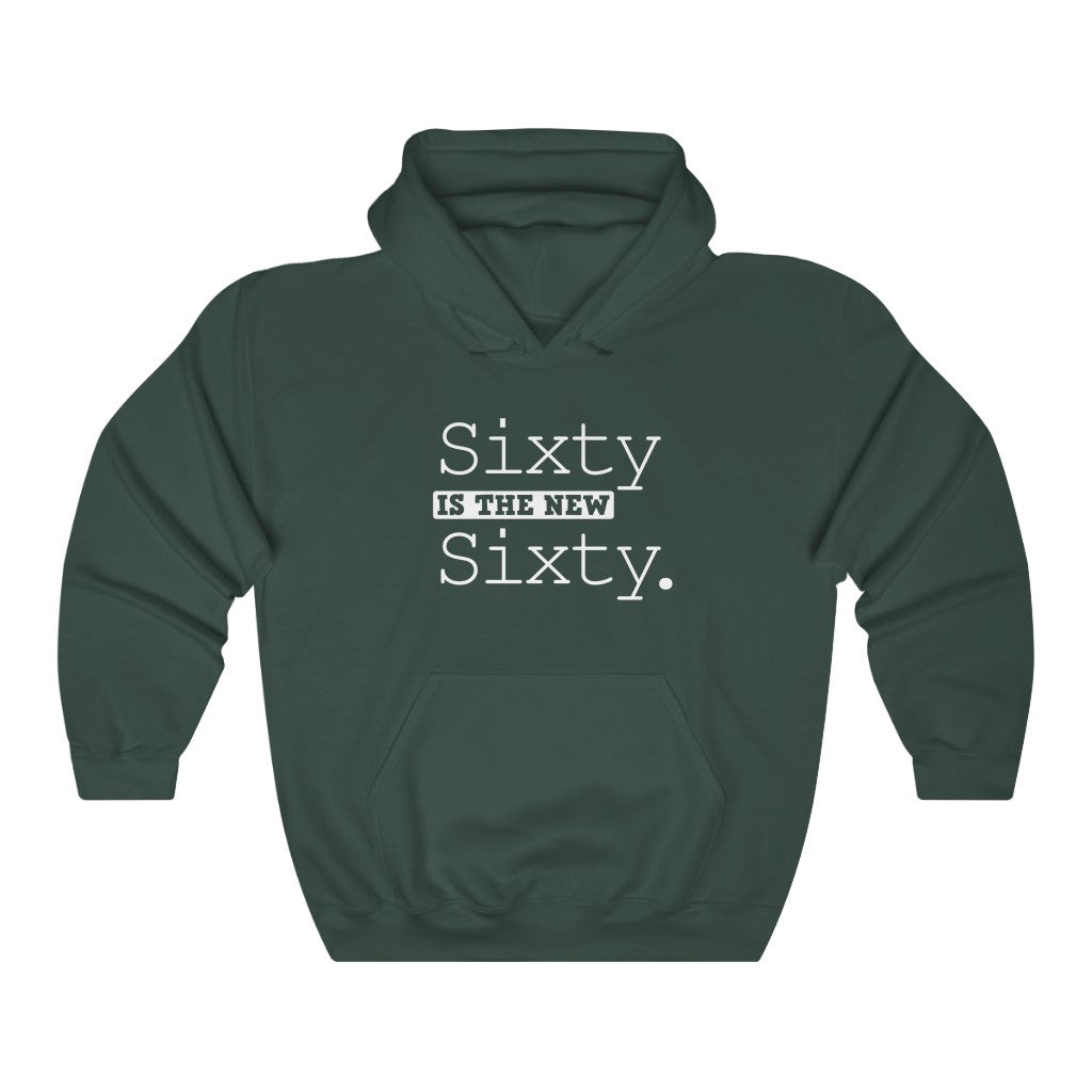 "Sixty Is the New Sixty" Heavy Blend™ Hoodie Sweatshirt (Unisex)