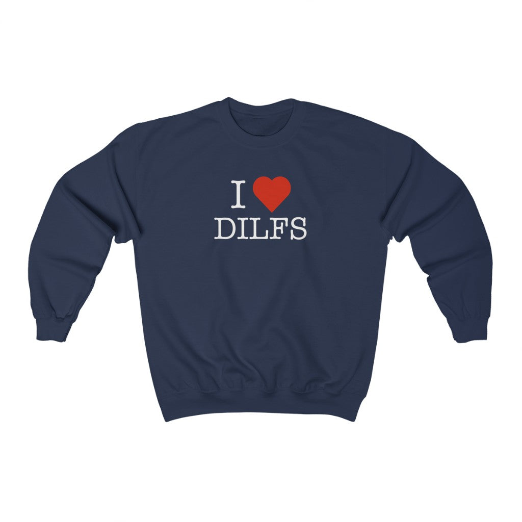 "I Love DILFS" Heavy Blend™ Crewneck Sweatshirt