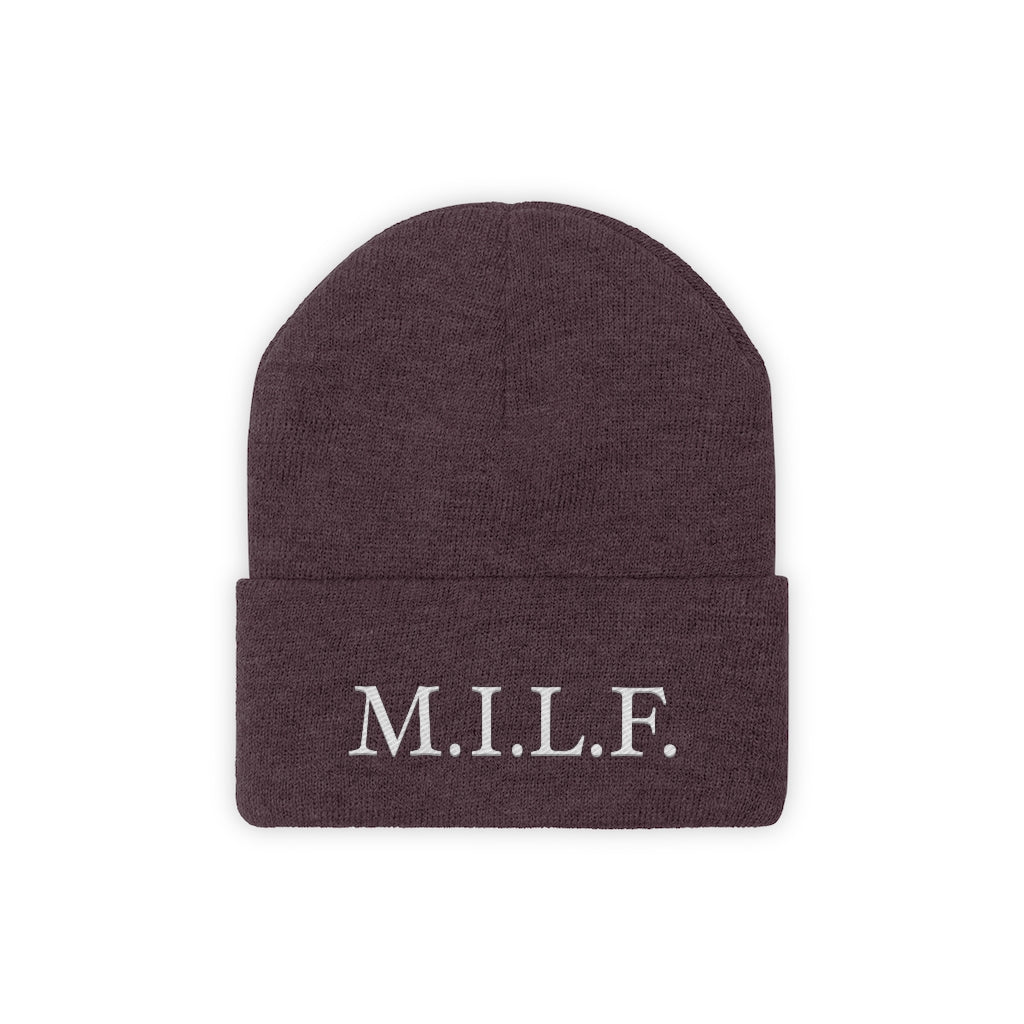 Women's "M.I.L.F." Knit Beanie