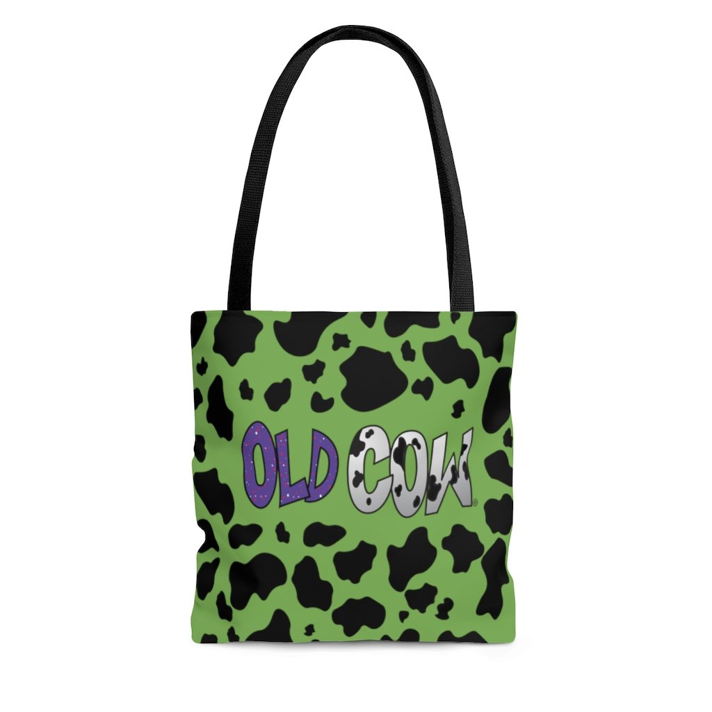 Cow Print Old Cow Logo Tote Bag