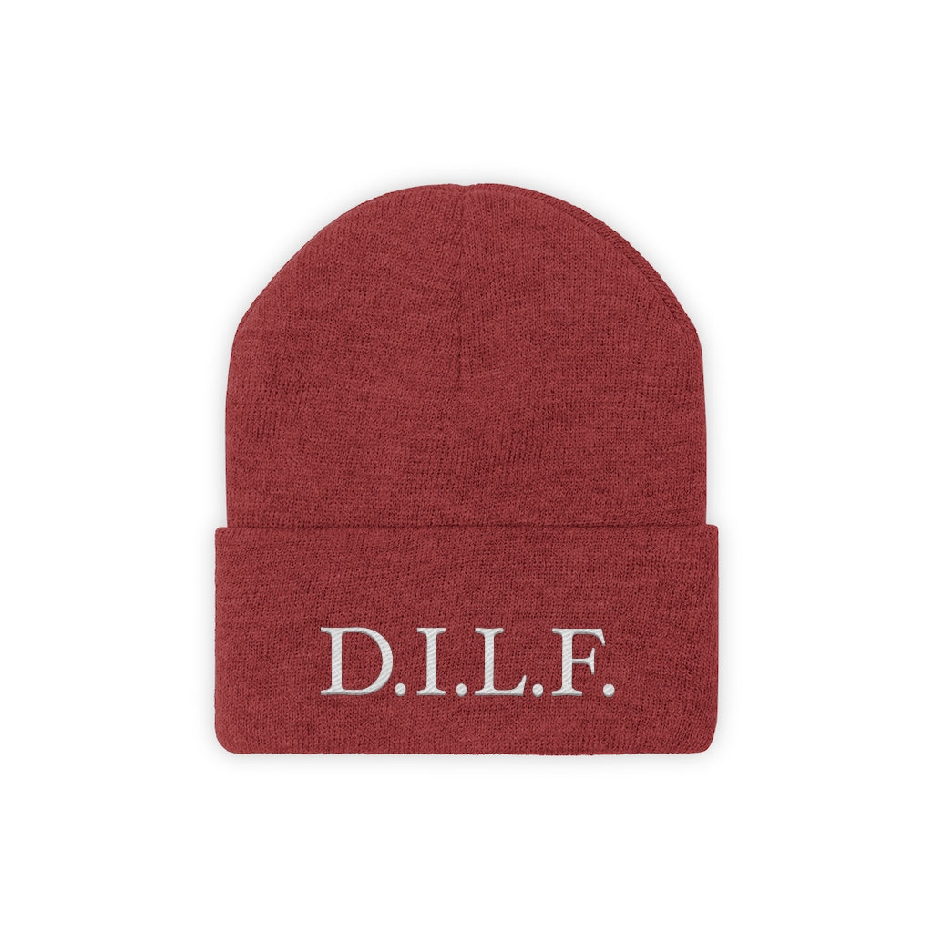 Men's "D.I.L.F." Knit Beanie