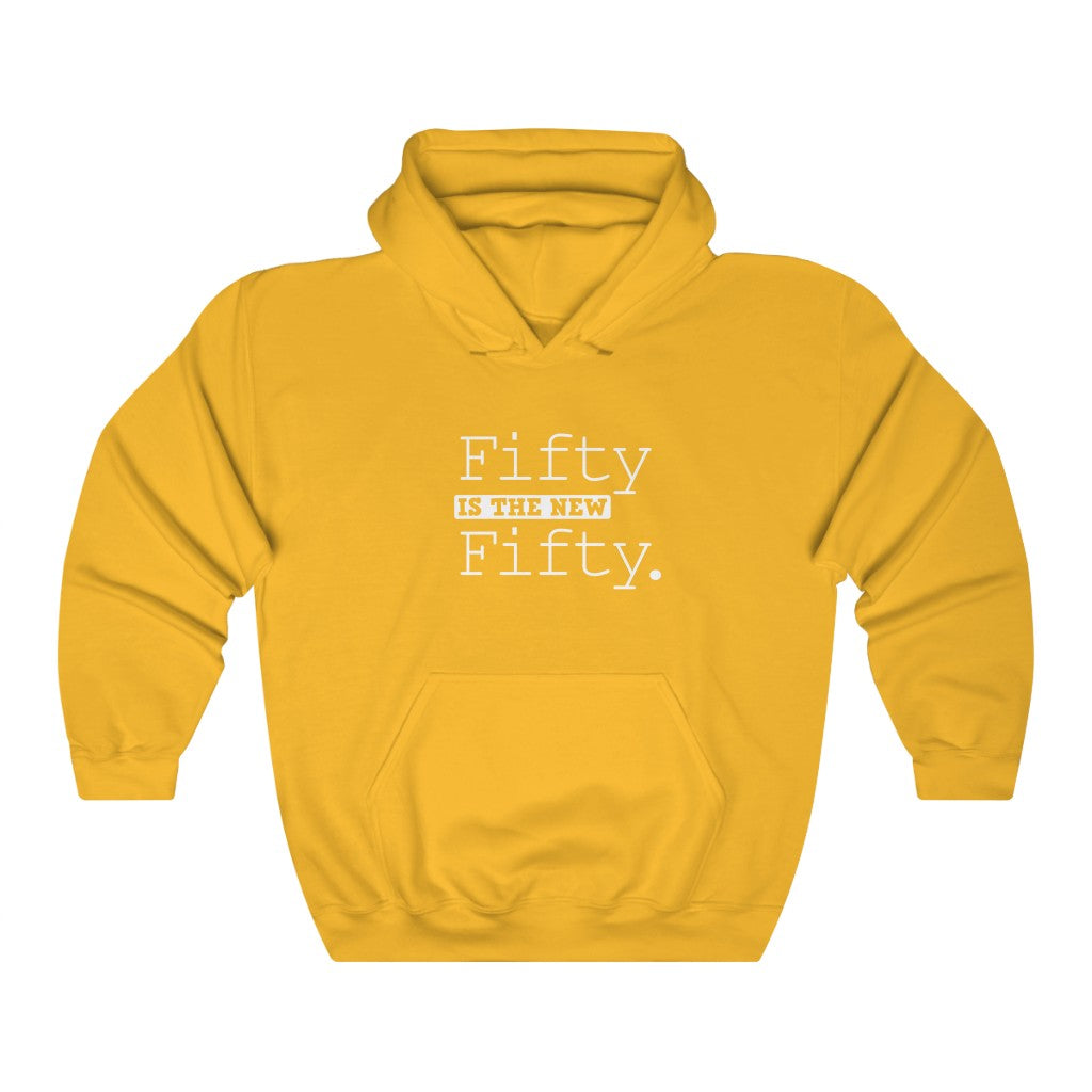 "Fifty Is the New Fifty" Heavy Blend™ Hoodie Sweatshirt (Unisex)