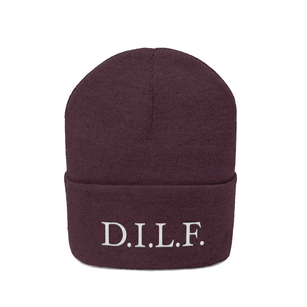 Men's "D.I.L.F." Knit Beanie