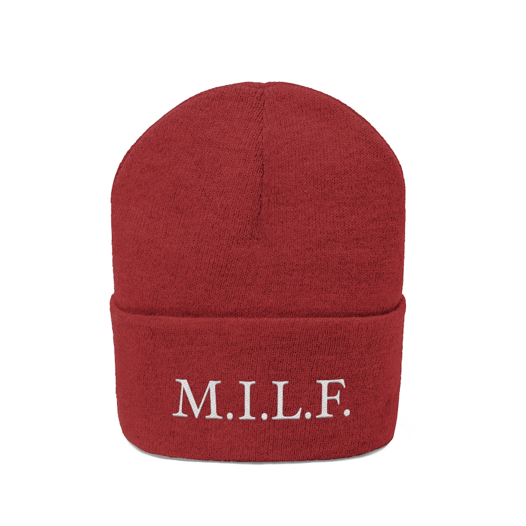 Women's "M.I.L.F." Knit Beanie