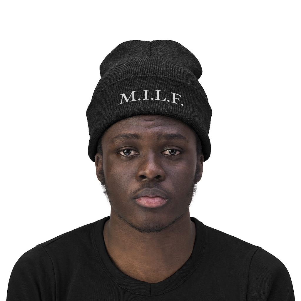 Women's "M.I.L.F." Knit Beanie