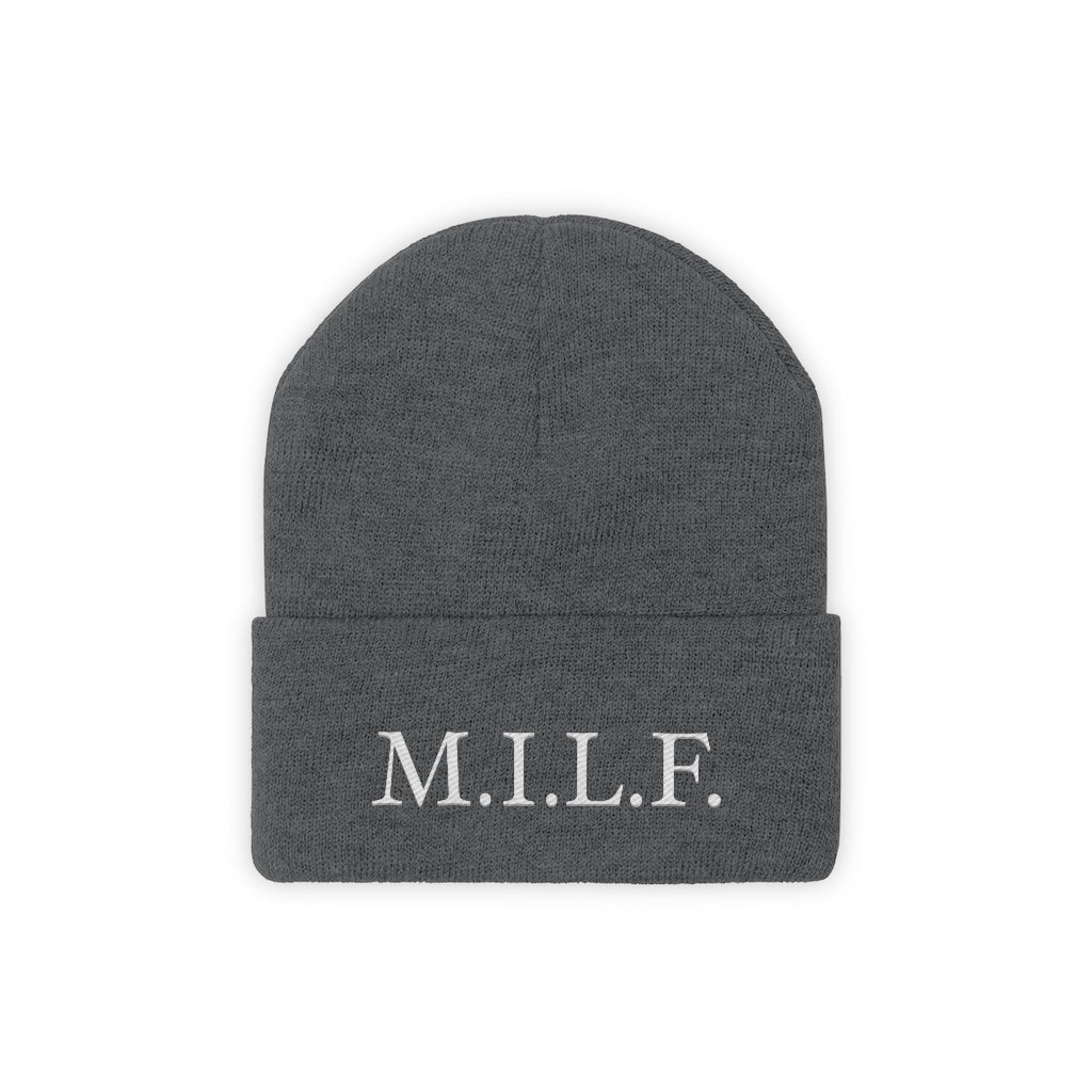 Women's "M.I.L.F." Knit Beanie