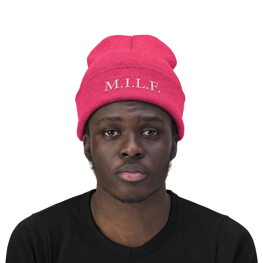 Women's "M.I.L.F." Knit Beanie