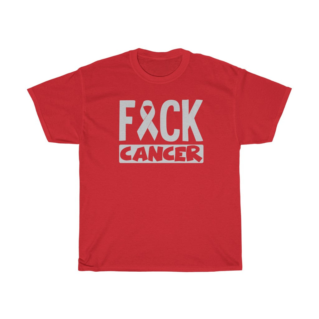 "Fuck Cancer" 100% Cotton T-Shirt (Unisex)