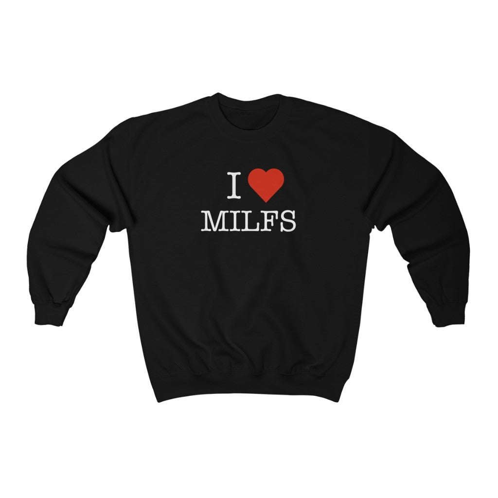 "I Love MILFS" Heavy Blend™ Men's Crewneck Sweatshirt