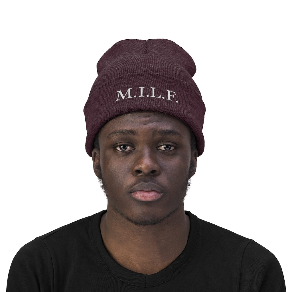 Women's "M.I.L.F." Knit Beanie
