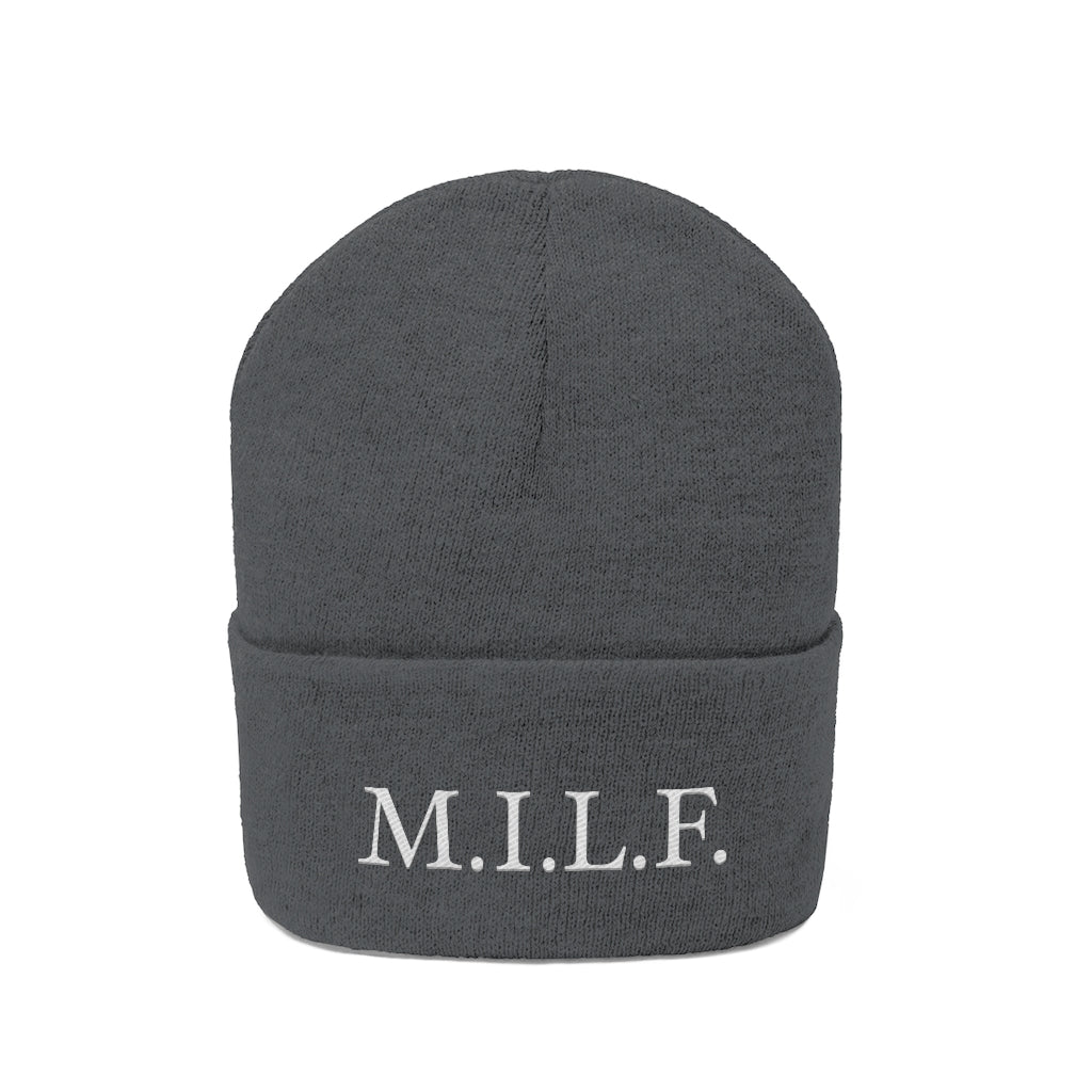 Women's "M.I.L.F." Knit Beanie