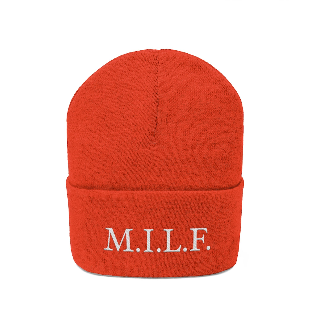 Women's "M.I.L.F." Knit Beanie