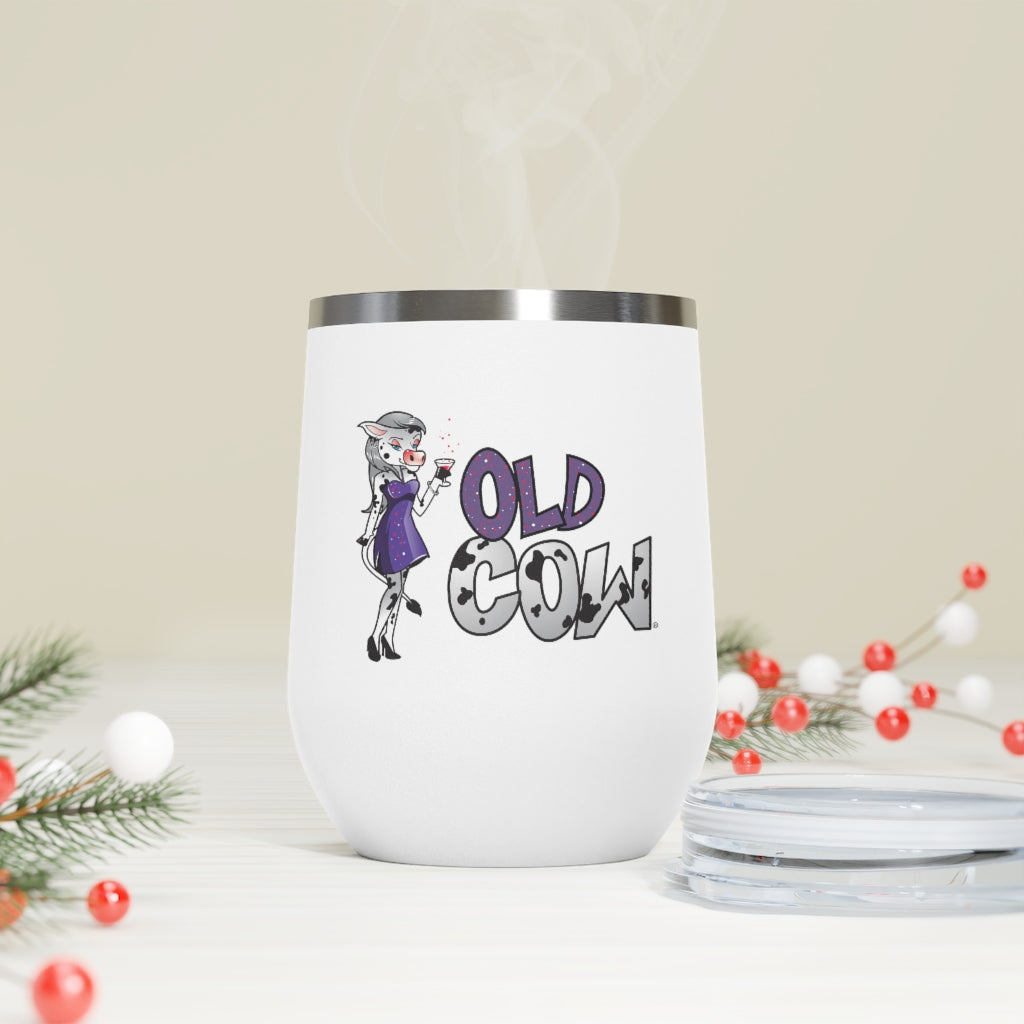Old Cow 12oz Insulated Wine Tumbler (Featuring The Old Cow)