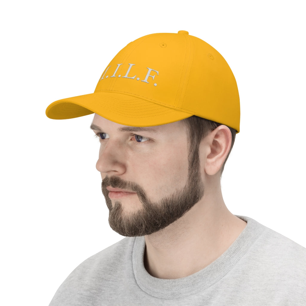 Women's 100% Cotton Embroidery "M.I.L.F." Twill Hat