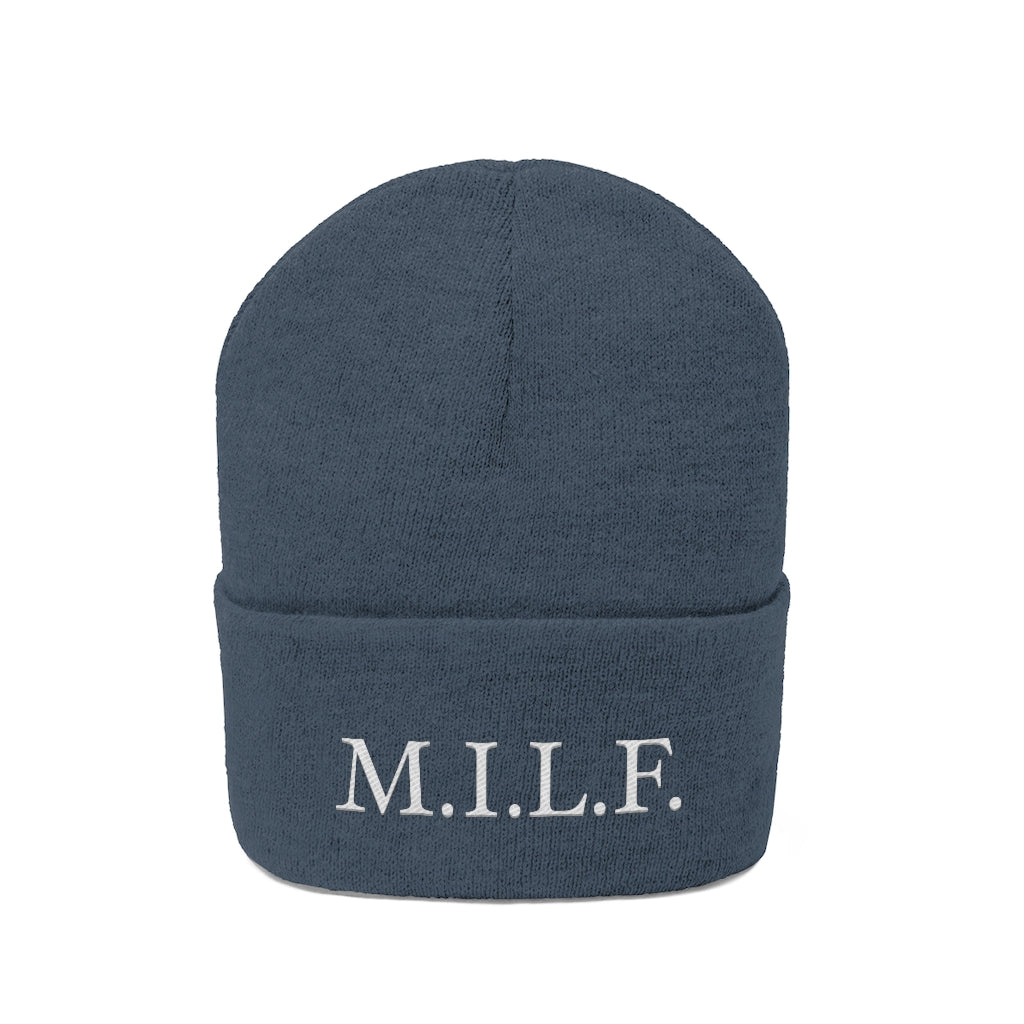 Women's "M.I.L.F." Knit Beanie
