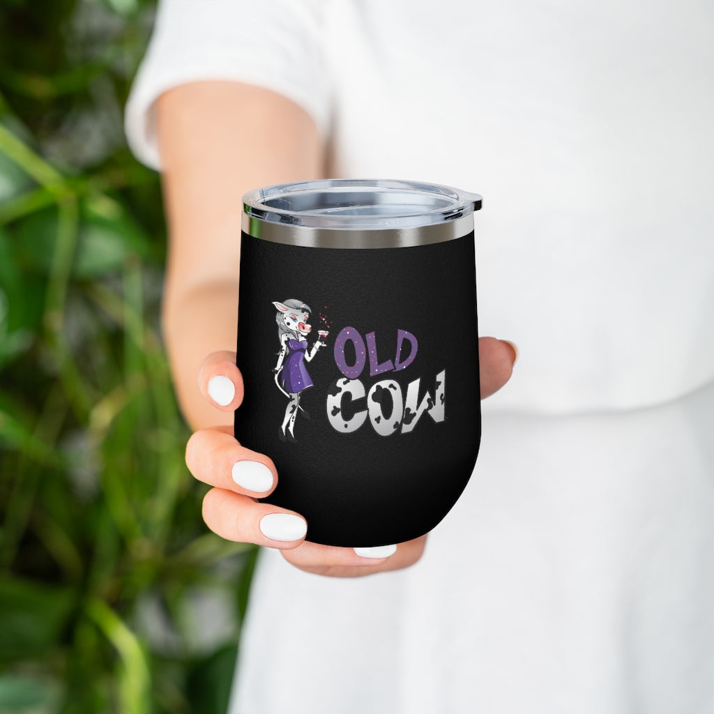 Old Cow 12oz Insulated Wine Tumbler (Featuring The Old Cow)