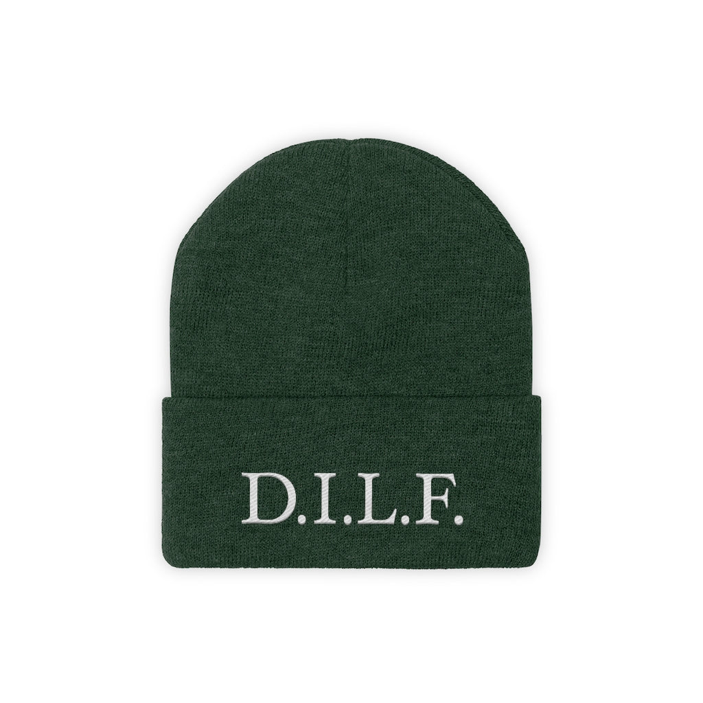 Men's "D.I.L.F." Knit Beanie