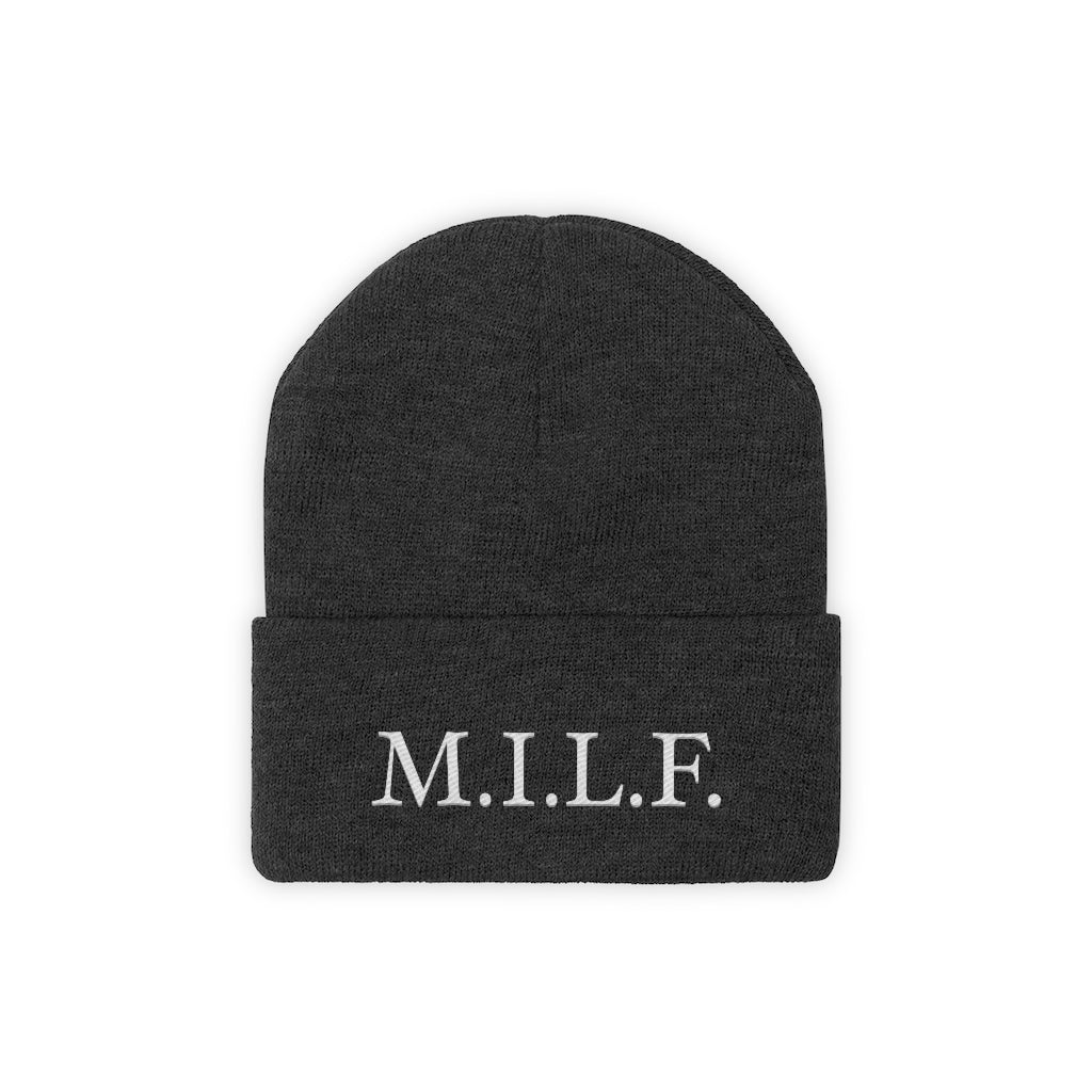 Women's "M.I.L.F." Knit Beanie