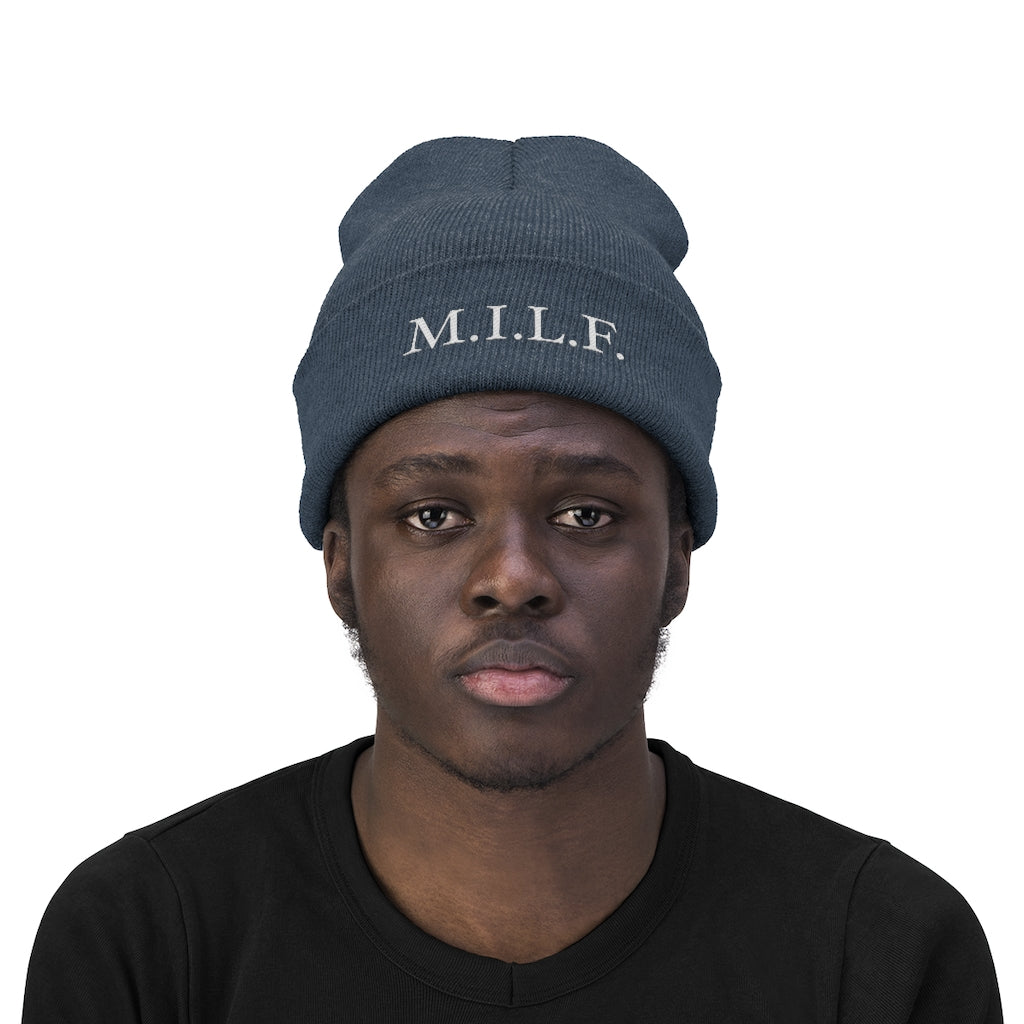 Women's "M.I.L.F." Knit Beanie
