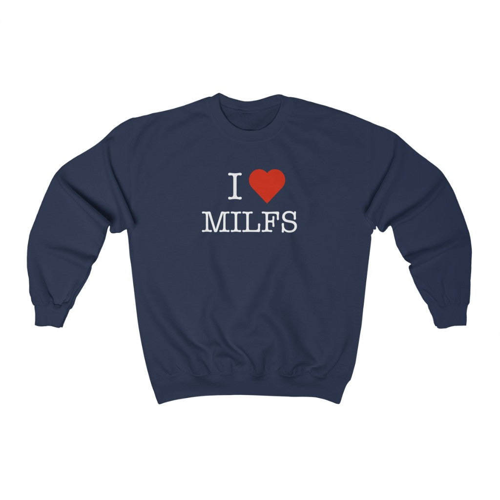 "I Love MILFS" Heavy Blend™ Men's Crewneck Sweatshirt