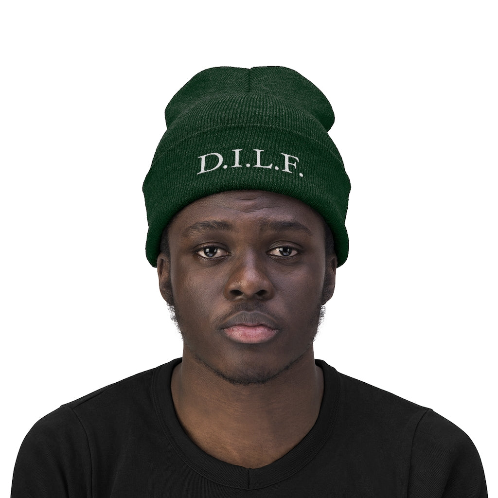 Men's "D.I.L.F." Knit Beanie