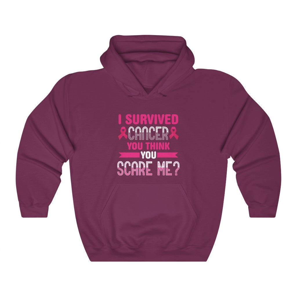 "I Survived Cancer. You Think You Scare Me" Heavy Blend™ Hoodie Sweatshirt