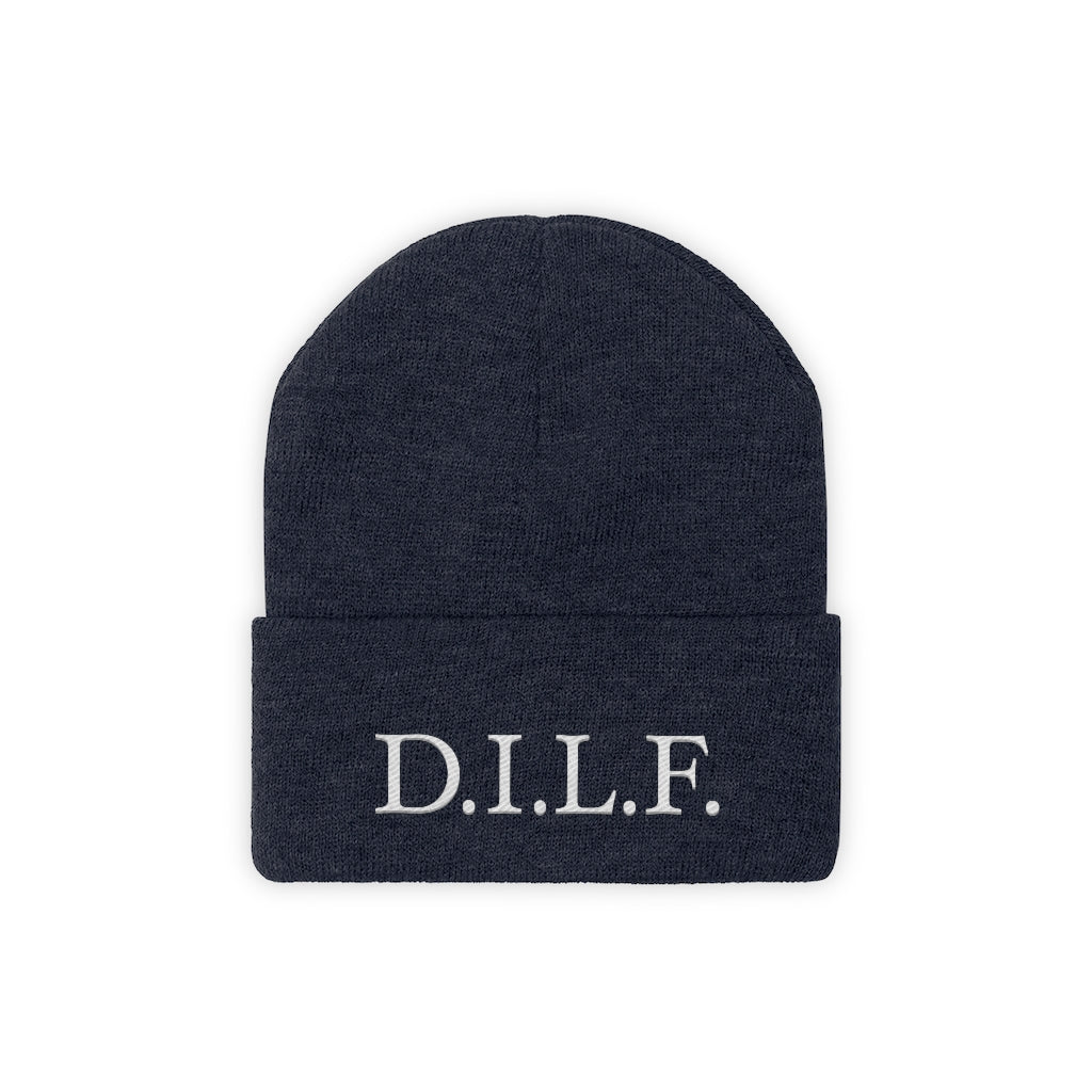 Men's "D.I.L.F." Knit Beanie