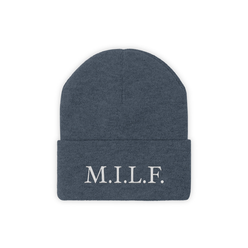 Women's "M.I.L.F." Knit Beanie