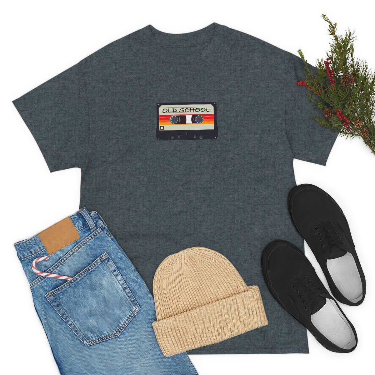 "Old School" 100% Cotton T-Shirt (Unisex)