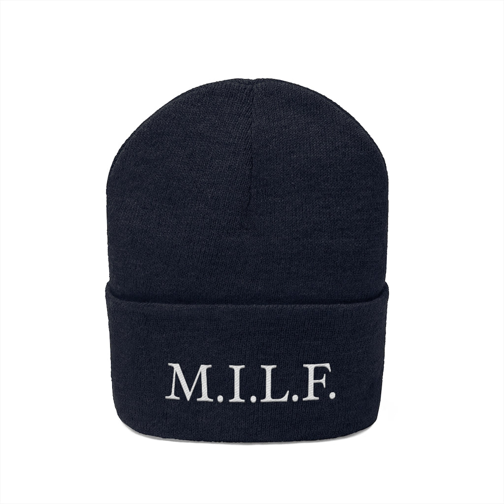 Women's "M.I.L.F." Knit Beanie