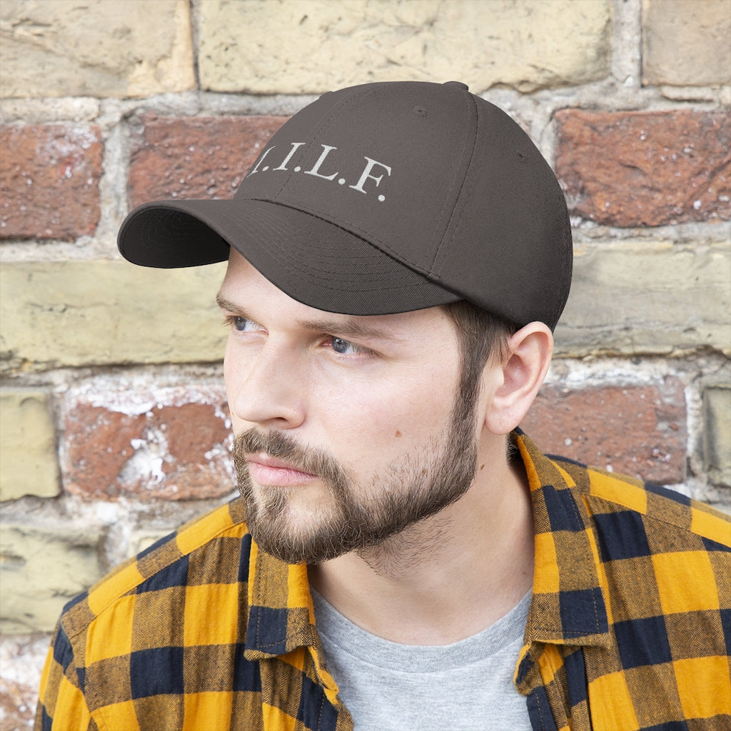 Women's 100% Cotton Embroidery "M.I.L.F." Twill Hat