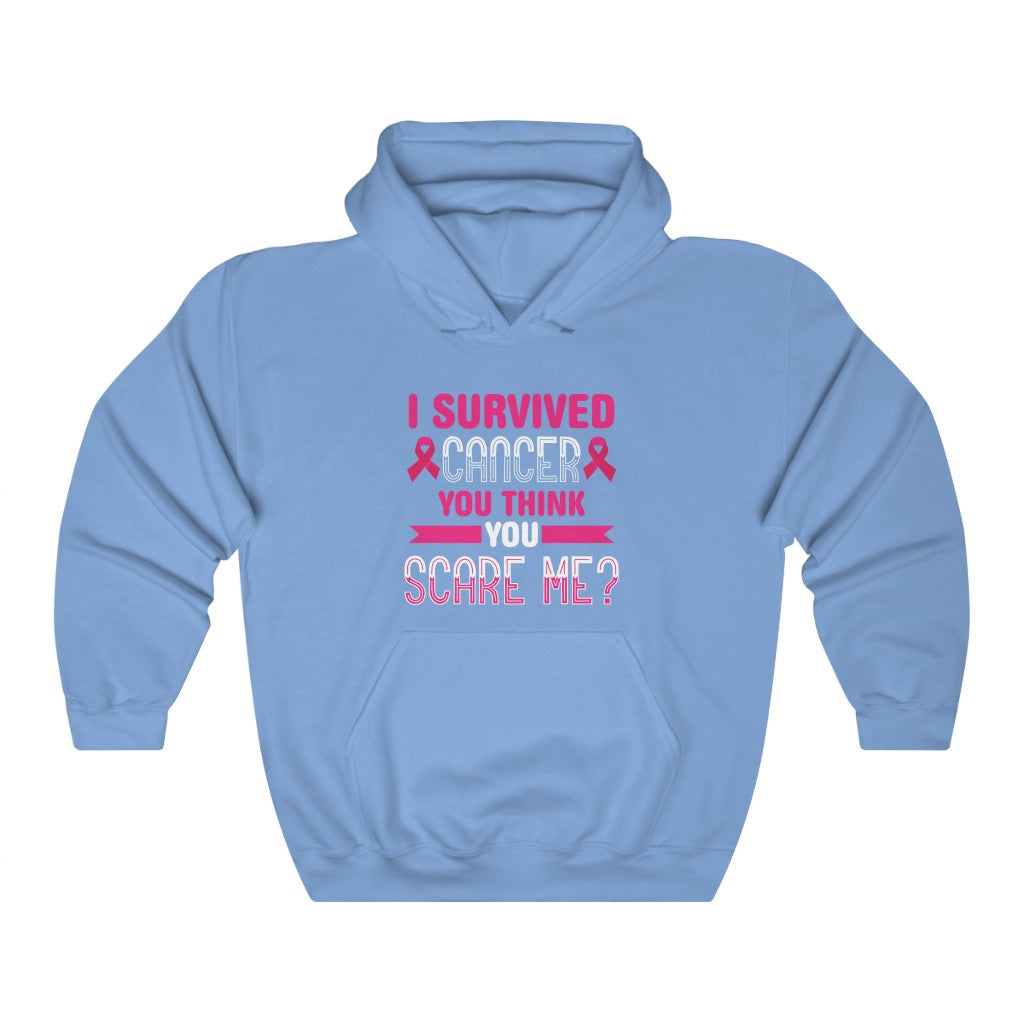 "I Survived Cancer. You Think You Scare Me" Heavy Blend™ Hoodie Sweatshirt