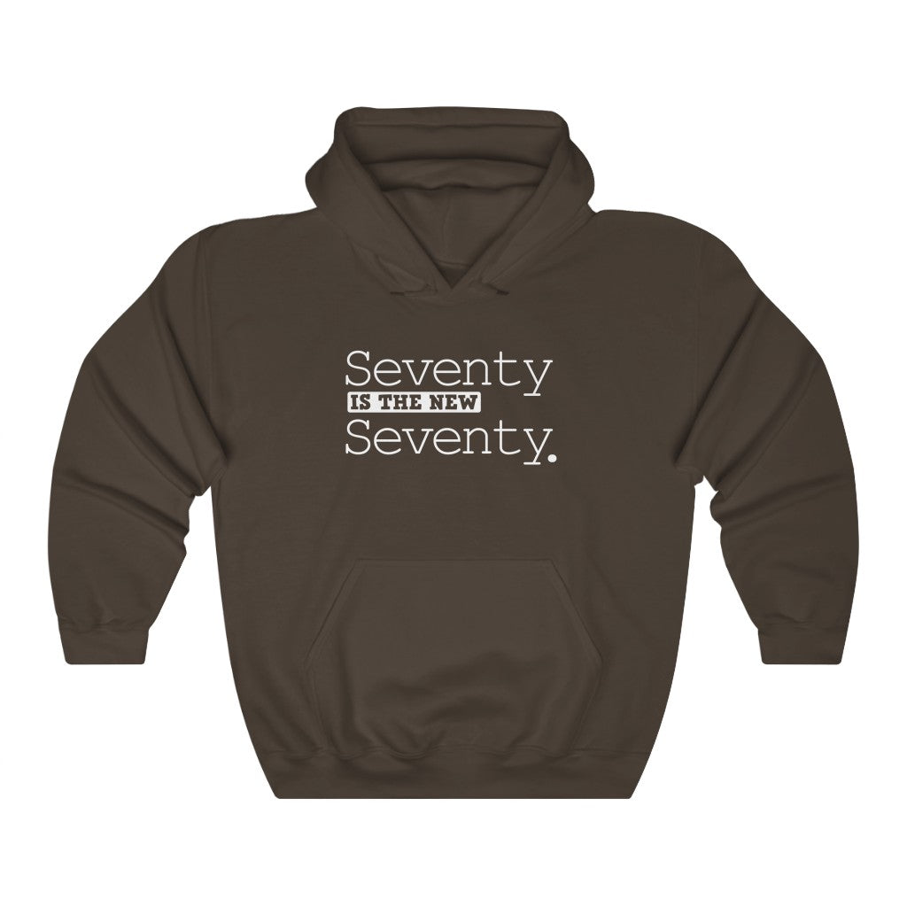 "Seventy Is the New Seventy" Heavy Blend™ Hoodie Sweatshirt (Unisex)