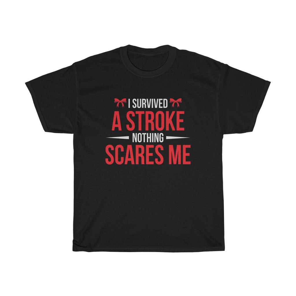 "I Survived a Stroke" 100% Cotton T-Shirt (Unisex)