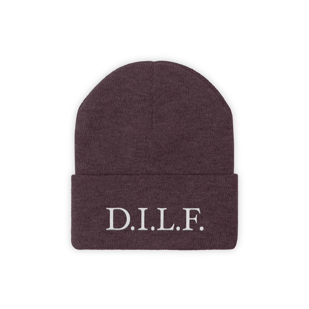 Men's "D.I.L.F." Knit Beanie