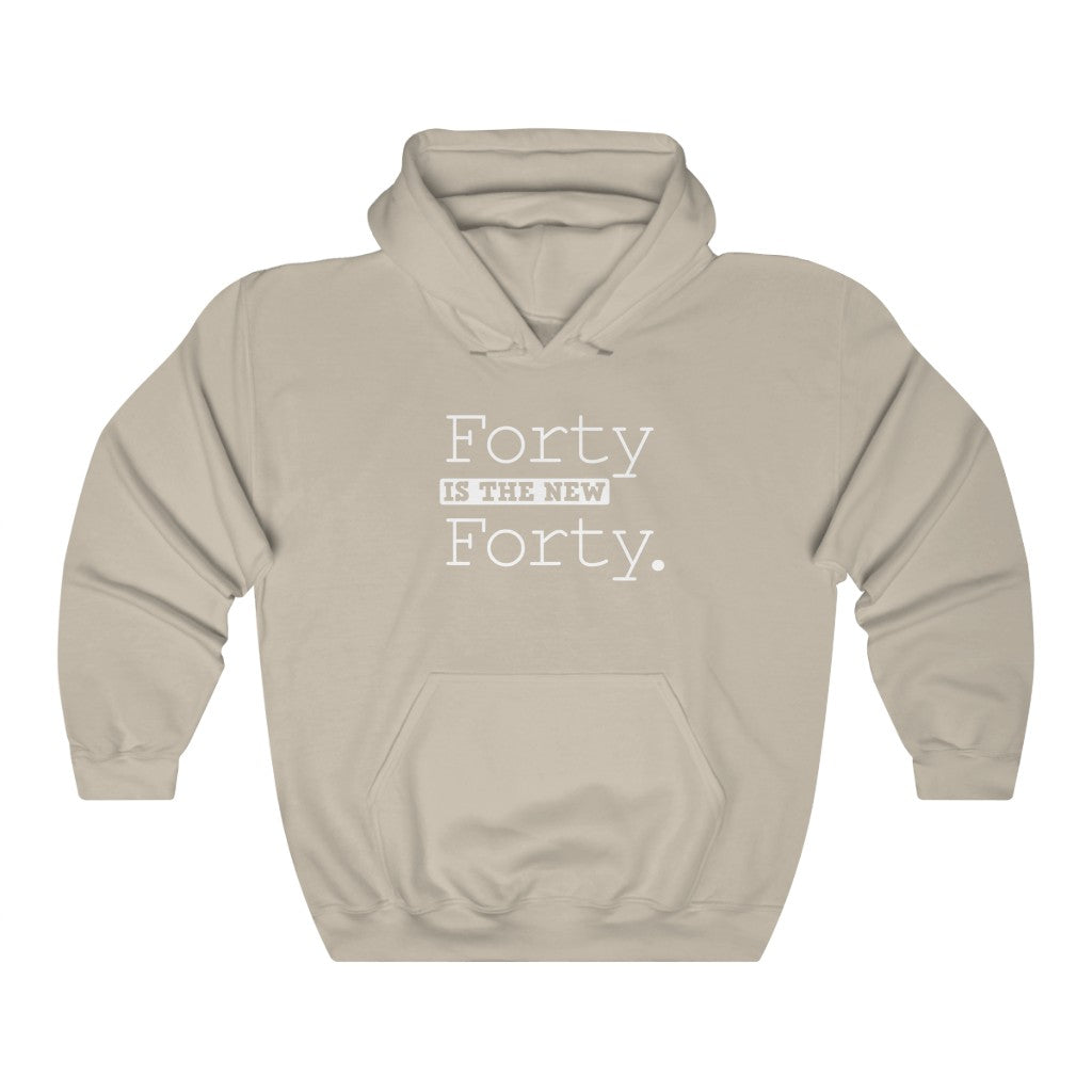 "Forty Is the New Forty" Heavy Blend™ Hoodie Sweatshirt (Unisex)