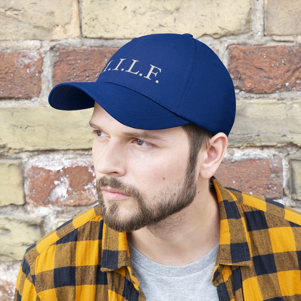 Women's 100% Cotton Embroidery "M.I.L.F." Twill Hat