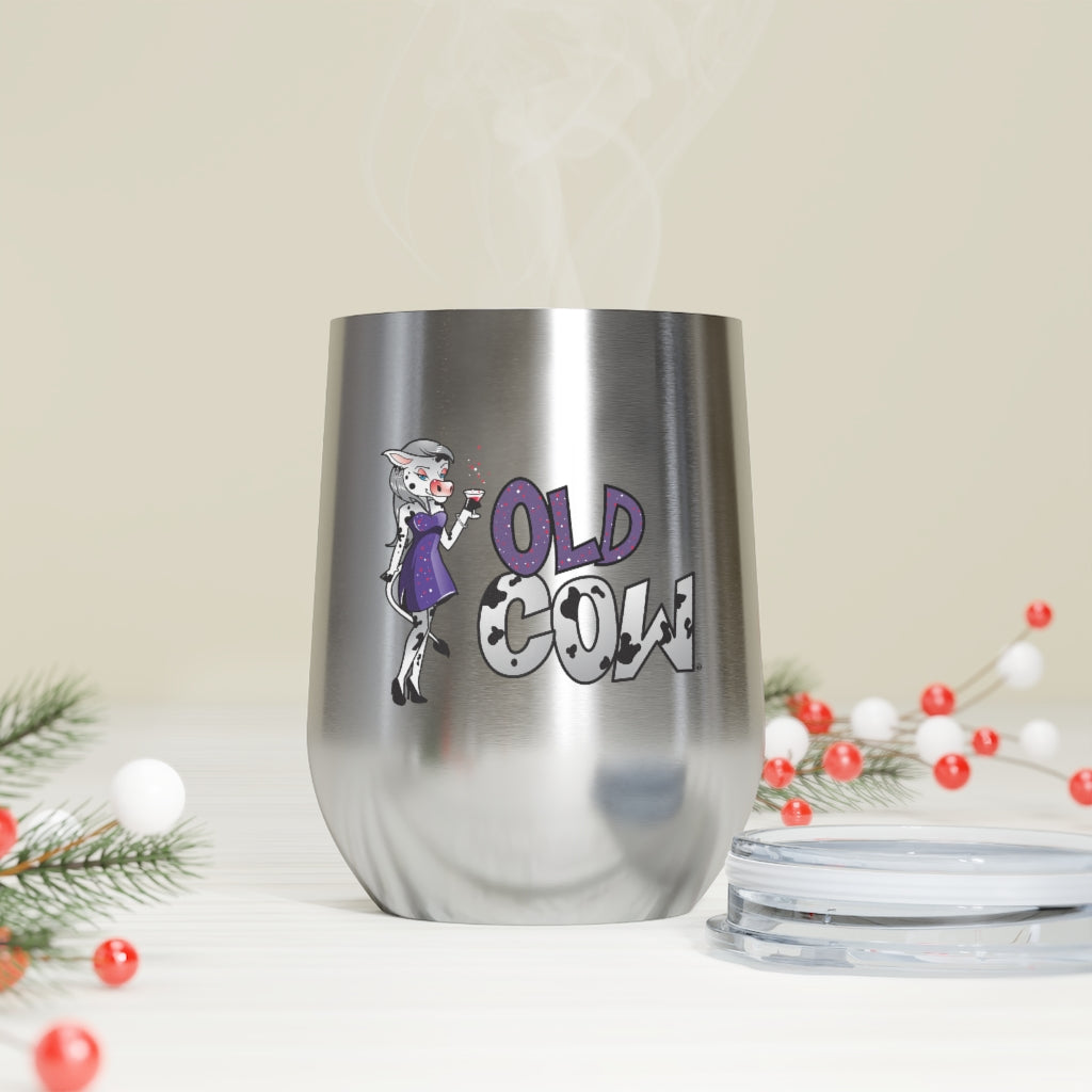Old Cow 12oz Insulated Wine Tumbler (Featuring The Old Cow)
