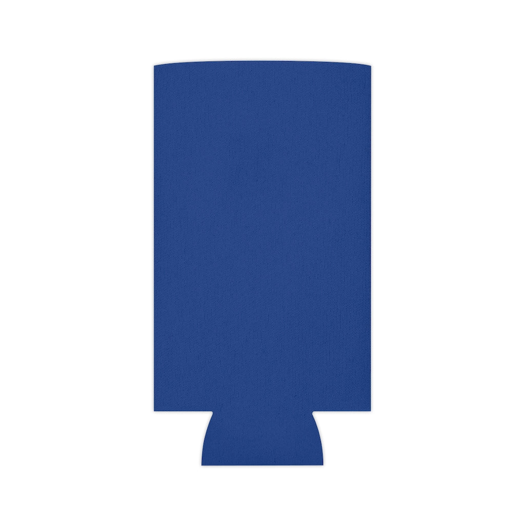 "Retired But Definitely Not Done" Royal Blue Beer and Soda Can Cooler