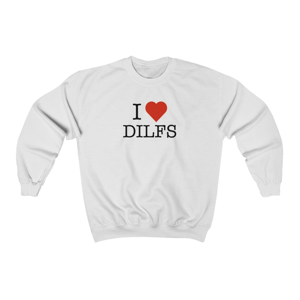 "I Love DILFS" Heavy Blend™ Crewneck Sweatshirt