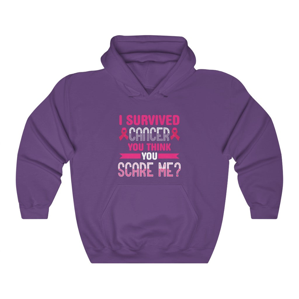 "I Survived Cancer. You Think You Scare Me" Heavy Blend™ Hoodie Sweatshirt