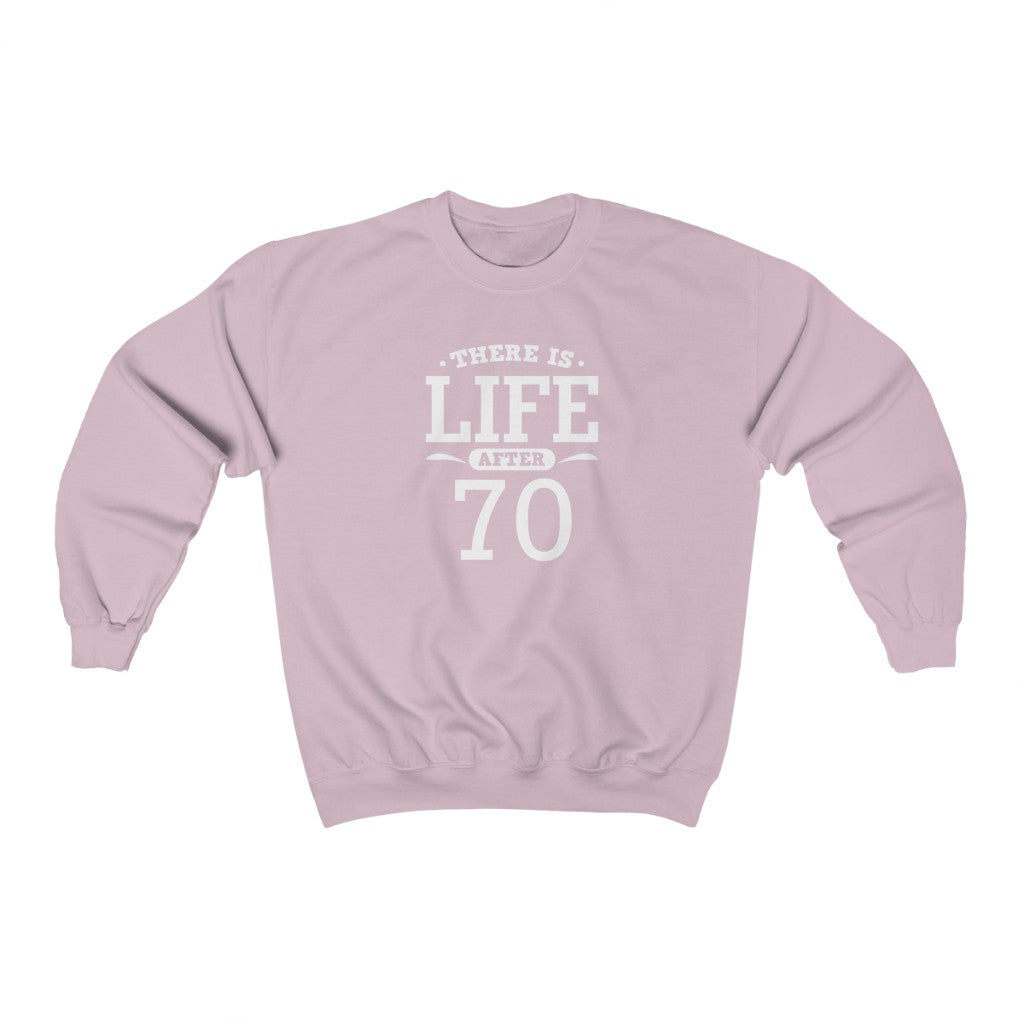 "There is Life After 70" Heavy Blend™ Crewneck Sweatshirt (Unisex)