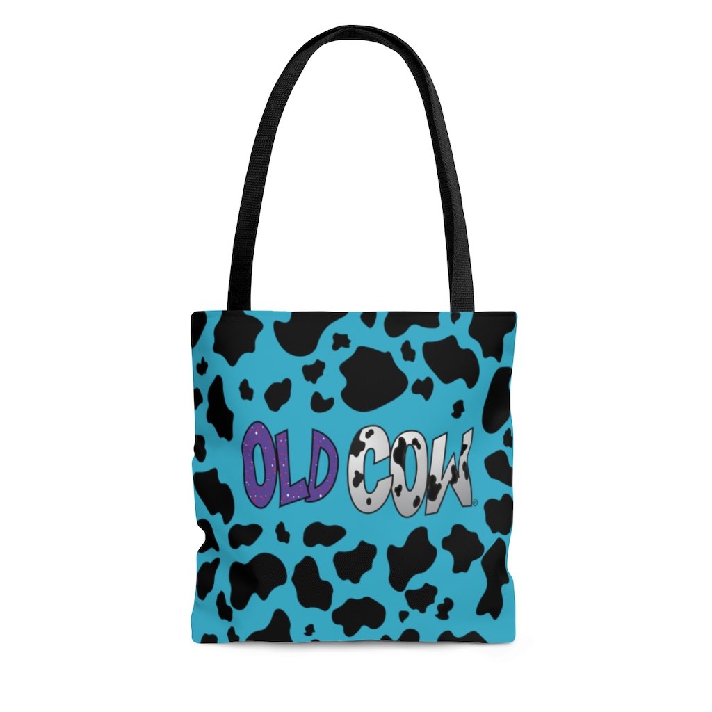 Cow Print Old Cow Logo Tote Bag